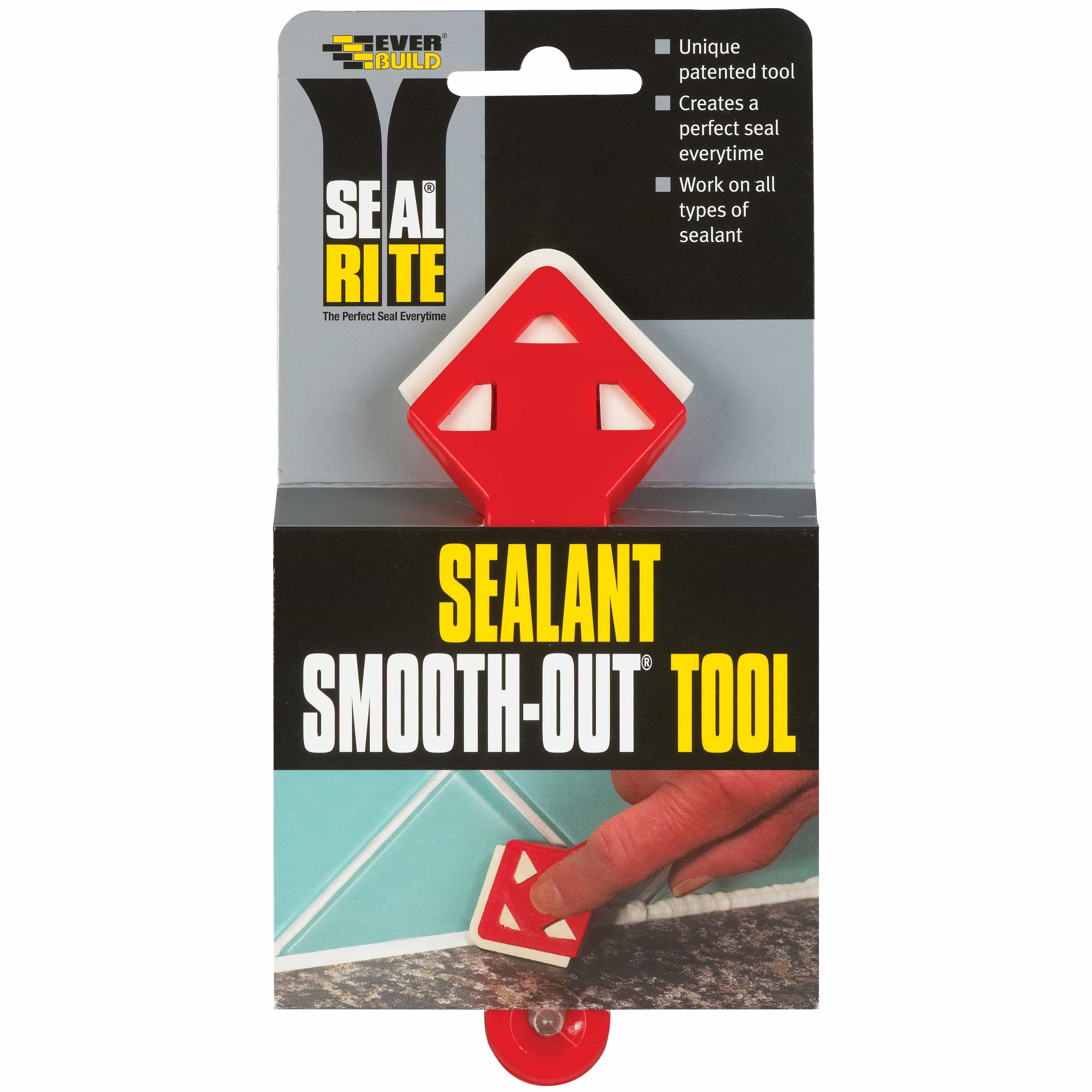 Everbuild seal rite sealant smooth out tool red easy use