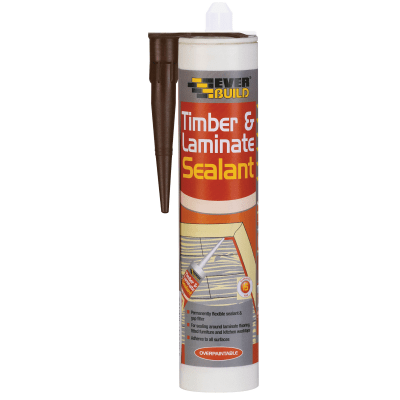 everbuild timber and laminate sealant white 300ml tube