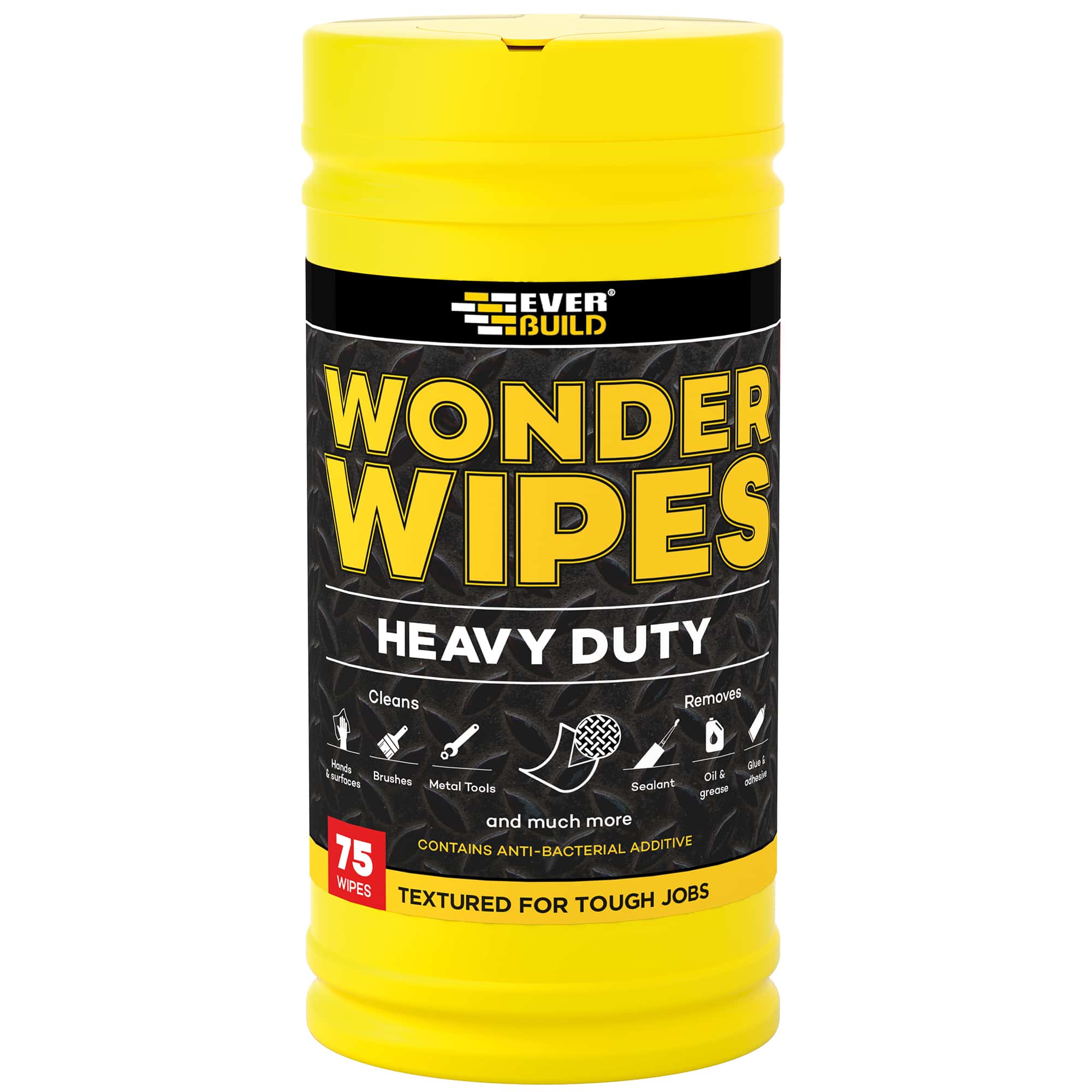 everbuild wonder wipes wet clean heavy duty tool sealant oil grease adhesive tub
